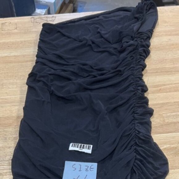 STRAPLESS RUCHED BODYCON MINI DRESS - Picture 1 of 2